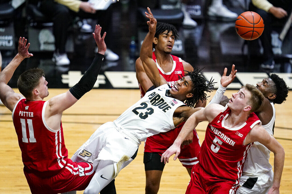 APTOPIX Wisconsin Purdue Basketball